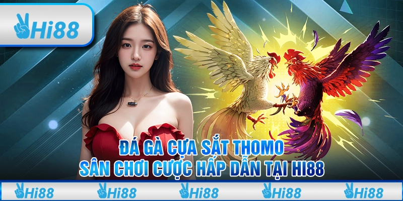 Đá gà cựa sắt thomo - Sân chơi cược hấp dẫn tại hi88