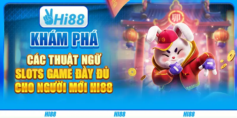 Khám phá các thuật ngữ slots game đầy đủ cho người mới hi88