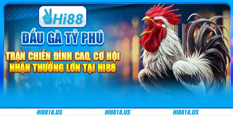 Đấu gà tỷ phú - Trận chiến đỉnh cao nhận thưởng lớn tại hi88