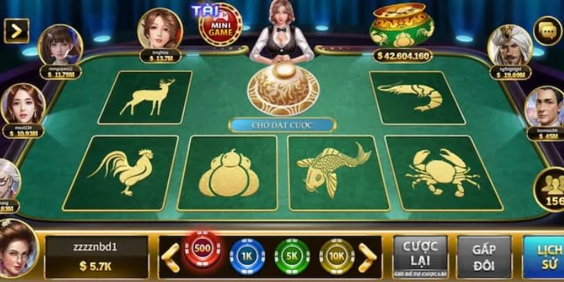 Trải nghiệm Bầu Cua Mini với cách chơi đơn giản tại hi88 3 Trò chơi bầu cua hấp dẫn tại HI88