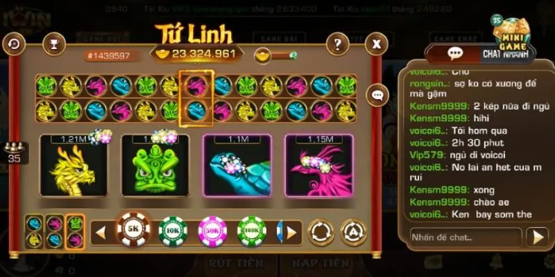 Trải nghiệm tựa game nỗ hũ Tứ Linh đổi thưởng hot hi88 3 Biểu tượng trong game không chỉ đẹp mà còn mang đến phần thưởng lớn