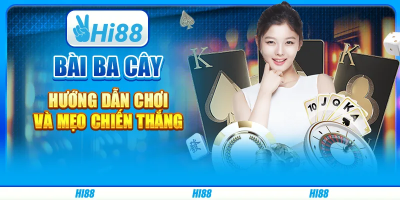Bài ba cây hi88 - hướng dẫn chơi và mẹo chiến thắng