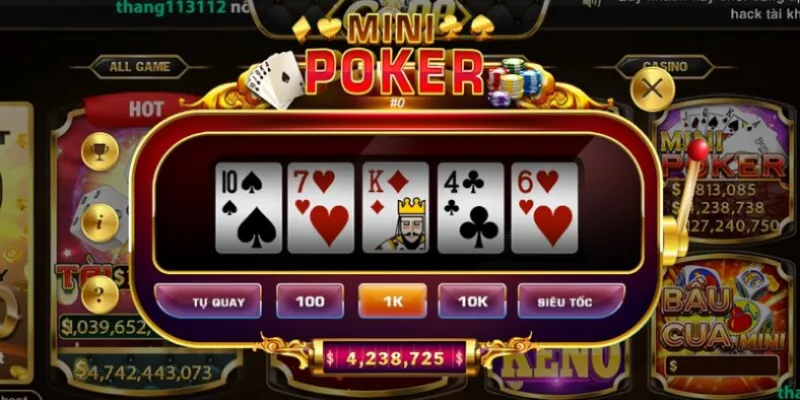 Cách chơi Mini Poker – Mẹo tăng tỷ lệ trúng lớn dễ áp dụng 3 Luật chơi Mini Poker cơ bản nên nắm rõ