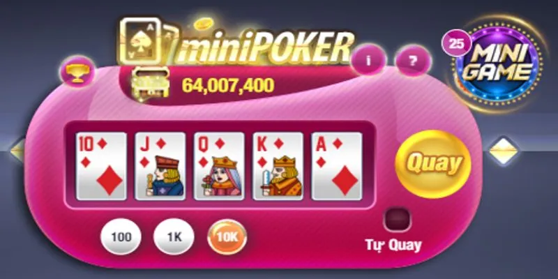 Cách chơi Mini Poker – Mẹo tăng tỷ lệ trúng lớn dễ áp dụng 4 Cách chơi Mini Poker thông minh giúp cải thiện cơ hội thắng